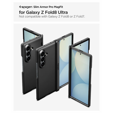 Spigen Samsung Galaxy Z Fold 8 Ultra Skal Slim Armor Pro MagFit Svart