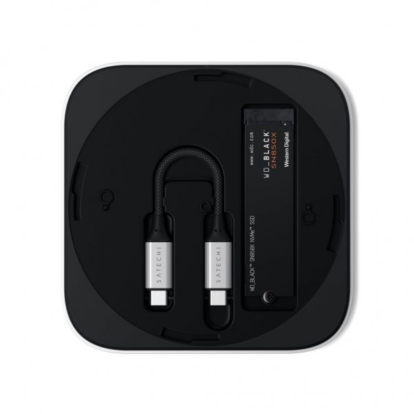 Satechi USB4 Slim NVMe SSD -kotelo hopea
