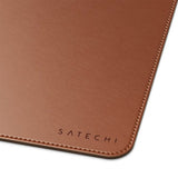 Satechi Premium vegaaninen nahkainen työpöytämatto, ruskea