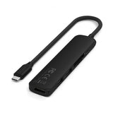 Satechi 6-in-1 USB-C Slim Multiport -adapteri, musta