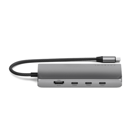 Satechi USB-C Multiport-sovitin 8K Ethernet V3 Space Gray -värissä