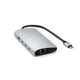 Satechi USB-C Multiport-adapteri 8K Ethernet V3, hopea