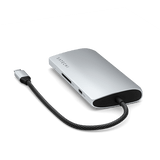Satechi USB-C Multiport-adapteri 8K Ethernet V3, hopea
