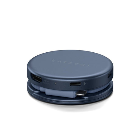 Satechi OntheGo 5-in-1 Multiport Adapterit USB-hub Indigo