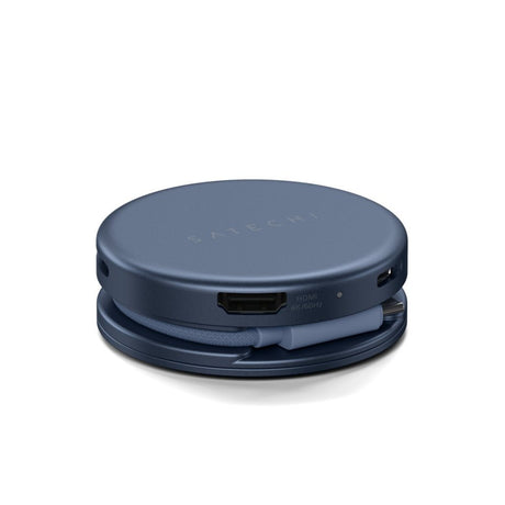 Satechi OntheGo 5-in-1 Multiport Adapterit USB-hub Indigo