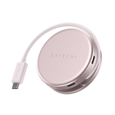 Satechi OntheGo 5-in-1 Multiport Adapterit USB-hub Blush