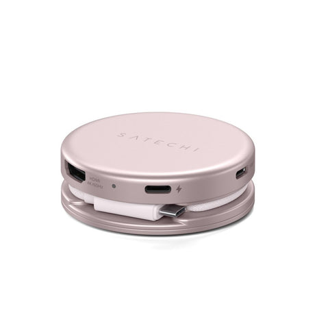 Satechi OntheGo 5-in-1 Multiport Adapterit USB-hub Blush