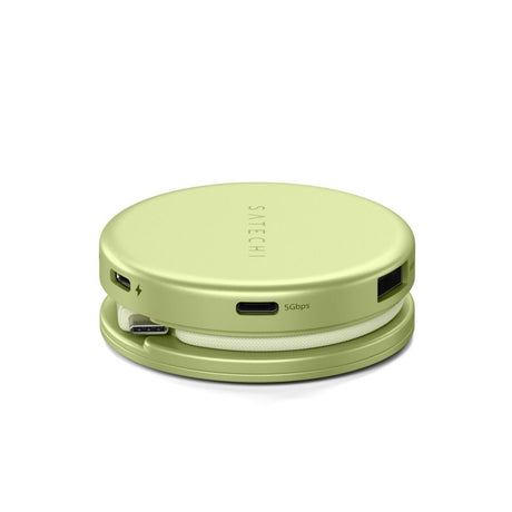 Satechi OntheGo 5-in-1 Multiport Adapterit USB-hub Citrus