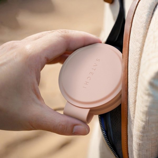 Satechi OntheGo 2-in-1 langaton laturi Desert Rose