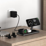 Satechi Langaton Laturi Qi2 Trio Wireless Charging Pad MagSafe