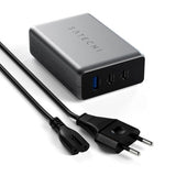 Satechi 100W GaN PD -matkalaturi kahdella USB-C- ja USB-A-portilla