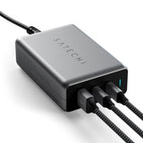 Satechi 100W GaN PD -matkalaturi kahdella USB-C- ja USB-A-portilla