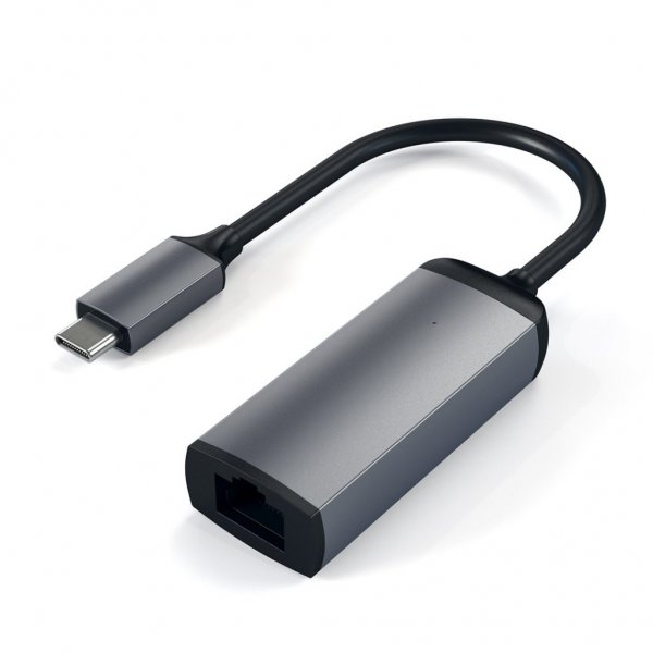 Satechi Type-C Gigabit Ethernet -sovitin, tähtiharmaa