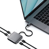 Satechi Aluminum 4-porttinen USB-C-keskitin
