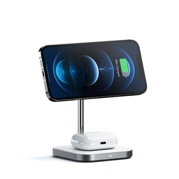 Satechi Magnetic 2-in-1 langaton latausteline