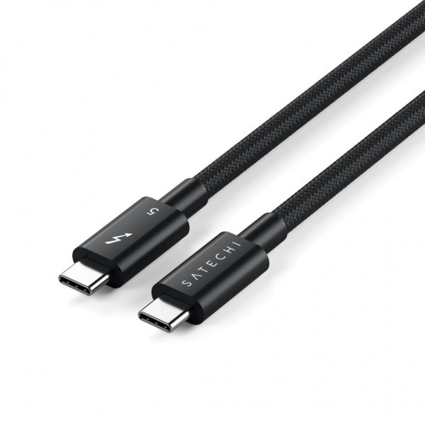 Satechi Thunderbolt 5 Pro -kaapeli 1 m, musta