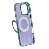 iPhone 16 Pro Kuori kääntyvällä jalustalla Violetti