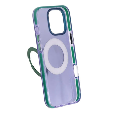 iPhone 16 Pro Kuori kääntyvällä jalustalla Violetti