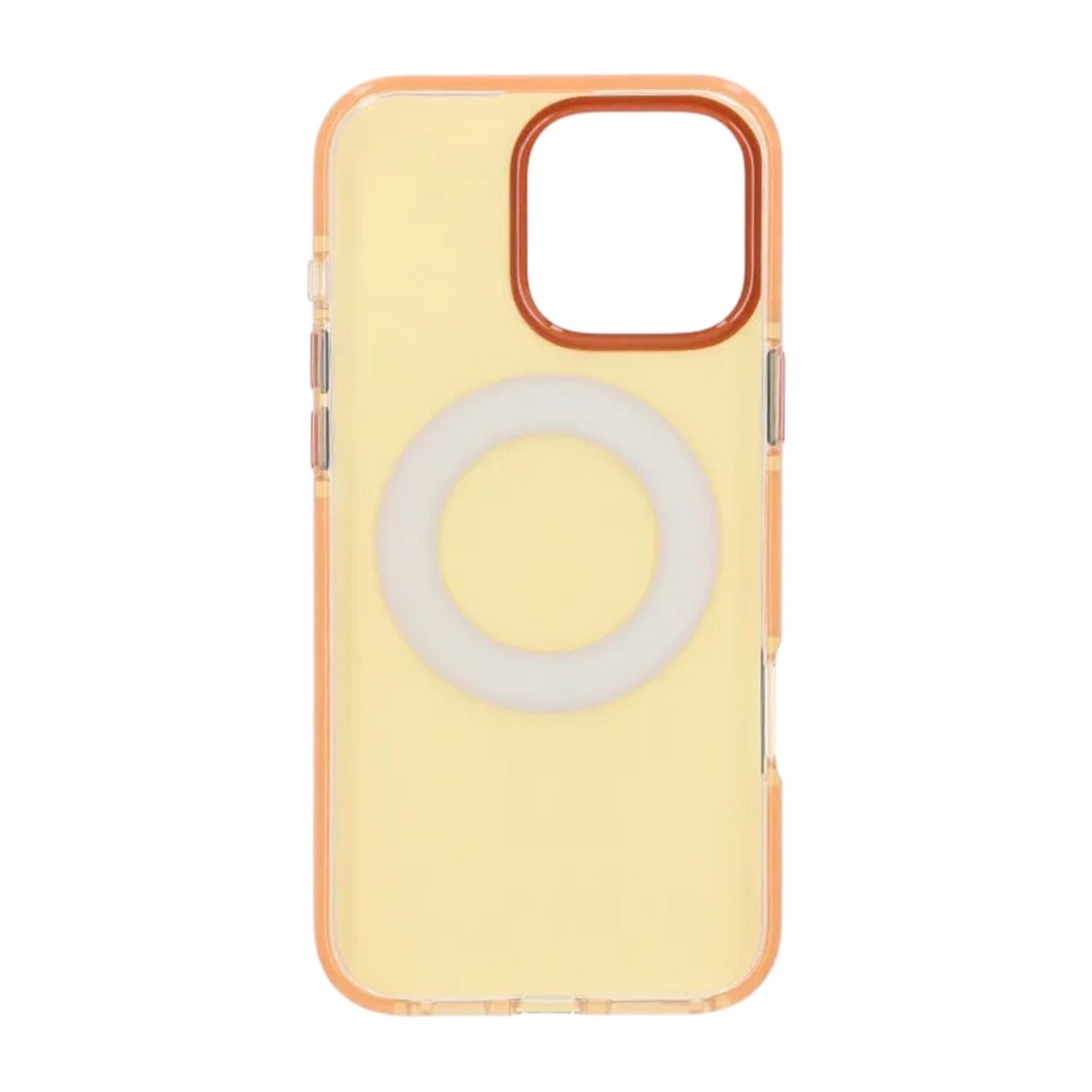 iPhone 16 Pro Kuori kääntyvällä jalustalla Oranssi
