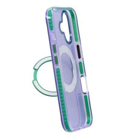 iPhone 17 Kuori, kääntyvä jalusta, Violetti