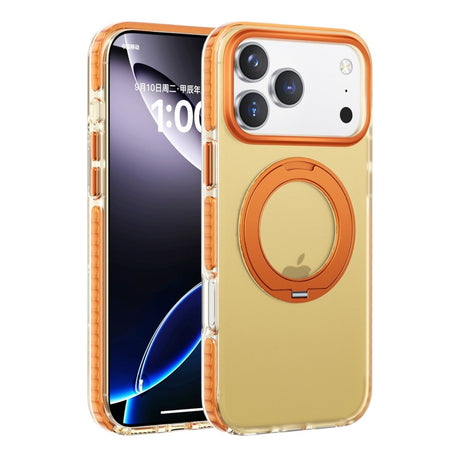 iPhone 17 Pro Max Kuori pyörivällä telineellä Oranssi