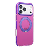 iPhone 17 Pro Kuori, kääntyvä jalusta, Vaaleanpunainen Violetti