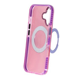 iPhone 17 Kuori, kääntyvä jalusta, Vaaleanpunainen Violetti