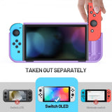 Iskunkestävä suojakuori Nintendo Switch OLED -konsolille, violetti