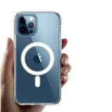 iPhone 11 Pro Kuori TPU MagSafe Iskunvaimentava Läpinäkyvä