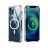 iPhone 13 Pro Kuori TPU MagSafe Iskunvaimentava Läpinäkyvä