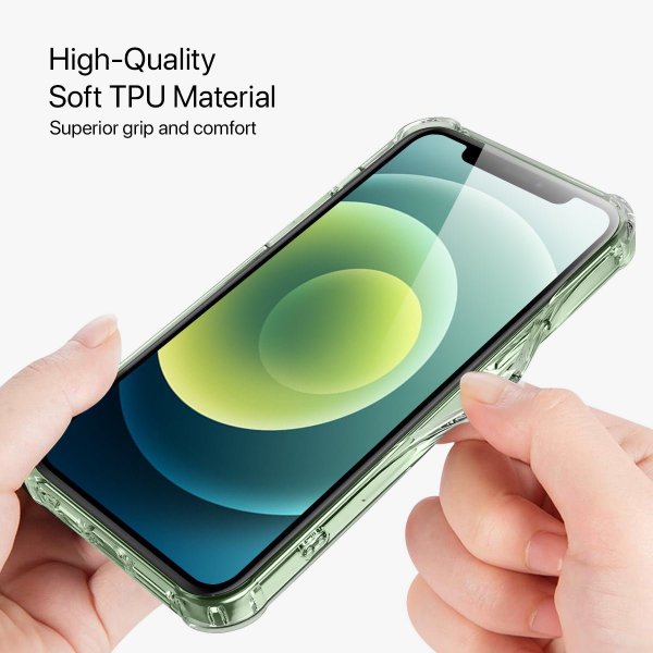 iPhone 12 Mini Kuori Iskunkestävä Läpinäkyvä