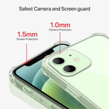 iPhone 12 Mini Kuori Iskunkestävä Läpinäkyvä