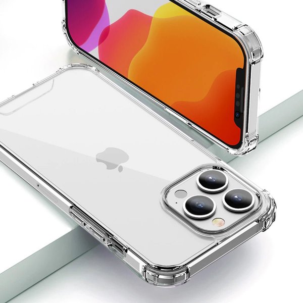 iPhone 13 Mini Iskunkestävä Läpinäkyvä Suojakuori