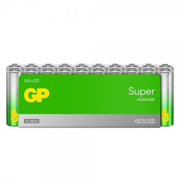GP Super Alkaline AA-paristo 15A/LR6 20 kpl