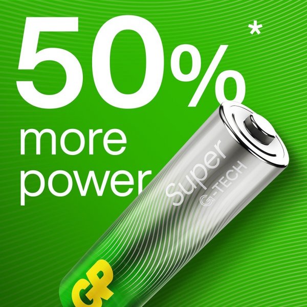 GP Super Alkaline AA-paristo 15A/LR6 20 kpl