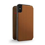 Twelve South iPhone X -kotelo SurfacePad, aitoa nahkaa, ruskea