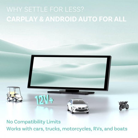 Ottocast ScreenFlow Kannettava Infotainment-näyttö autoon CarPlay/Android Auto