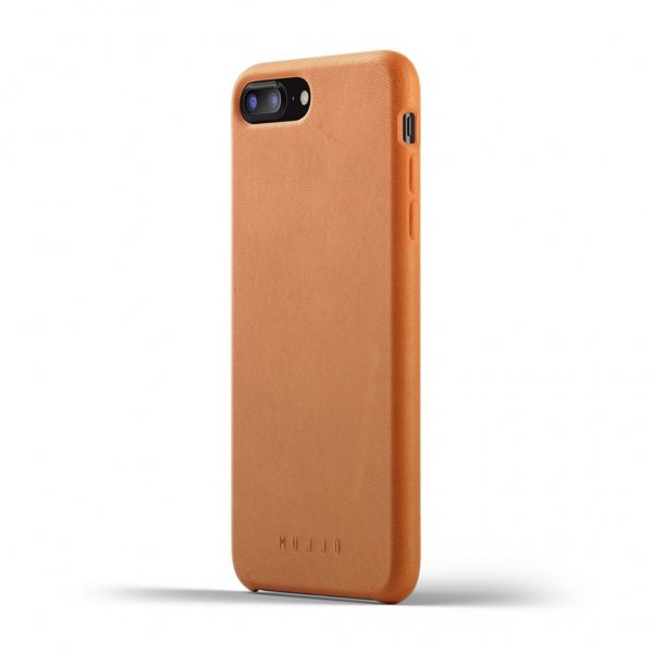 Mujjo iPhone 7 Plus/iPhone 8 Plus Nahkakuori Tan