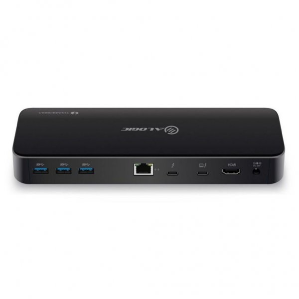 ALOGIC Telakka ThunderBolt 3 Dual Display 4K ja virtalähteellä