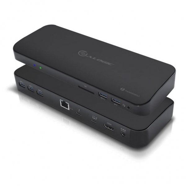 ALOGIC Telakka ThunderBolt 3 Dual Display 4K ja virtalähteellä