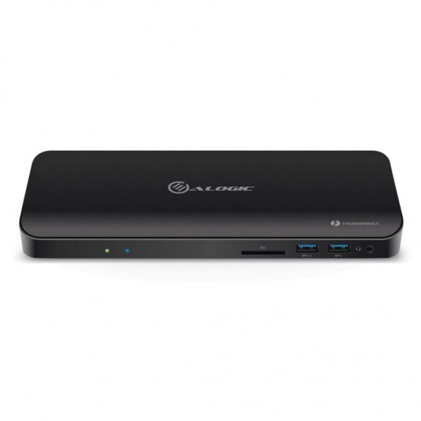 ALOGIC Telakka ThunderBolt 3 Dual Display 4K ja virtalähteellä