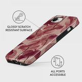 Burga iPhone 16e/iPhone 17e Tough MagSafe -suojakuori, Tender Kiss