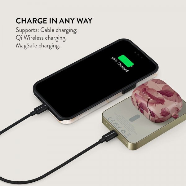 Burga Powerbank MagSafe 5000 mAh Tender Kiss Kulta