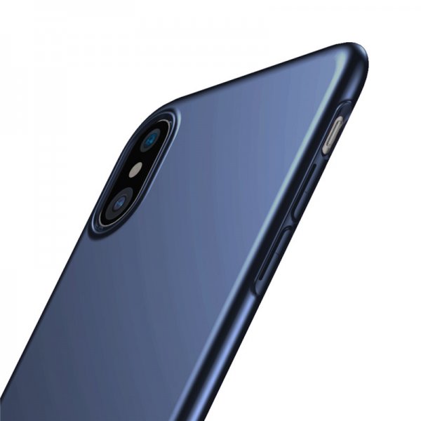 Baseus iPhone X/Xs -kuori Thin Case, sininen