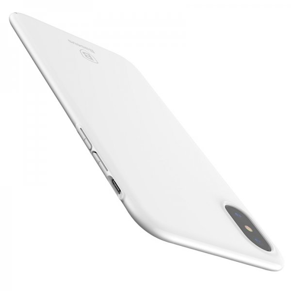 Baseus iPhone X/Xs Thin Case Valkoinen