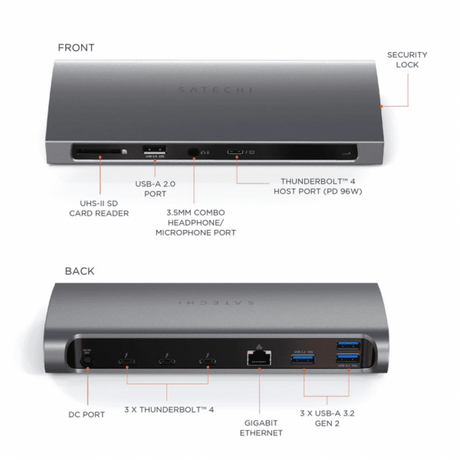 Satechi Thunderbolt 4 -telakka