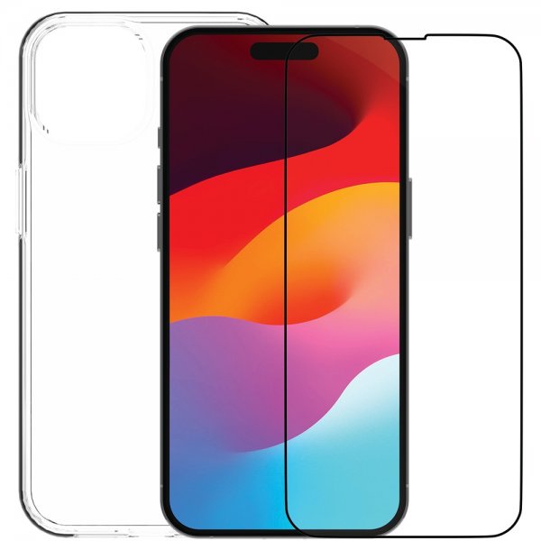 dbramante1928 iPhone 15 Plus 360 kokonaisvaltainen suojaus ekopaketti Kirkas