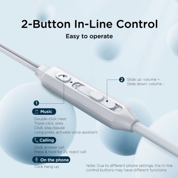 Joyroom Langalliset Kuulokkeet EC06 USB-C Hopea