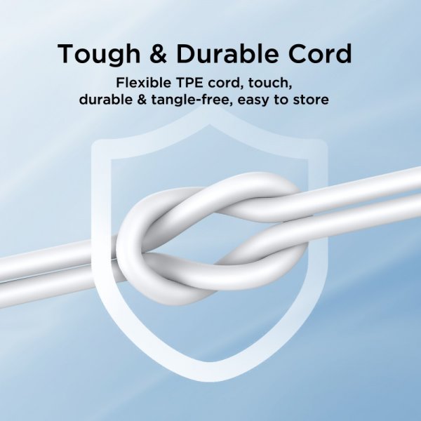 Joyroom Langalliset Kuulokkeet EC06 USB-C Hopea
