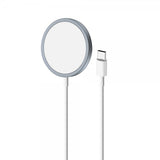 Puro Langaton Laturi Magneettinen USB-C Latauskaapeli MagSafe Sininen